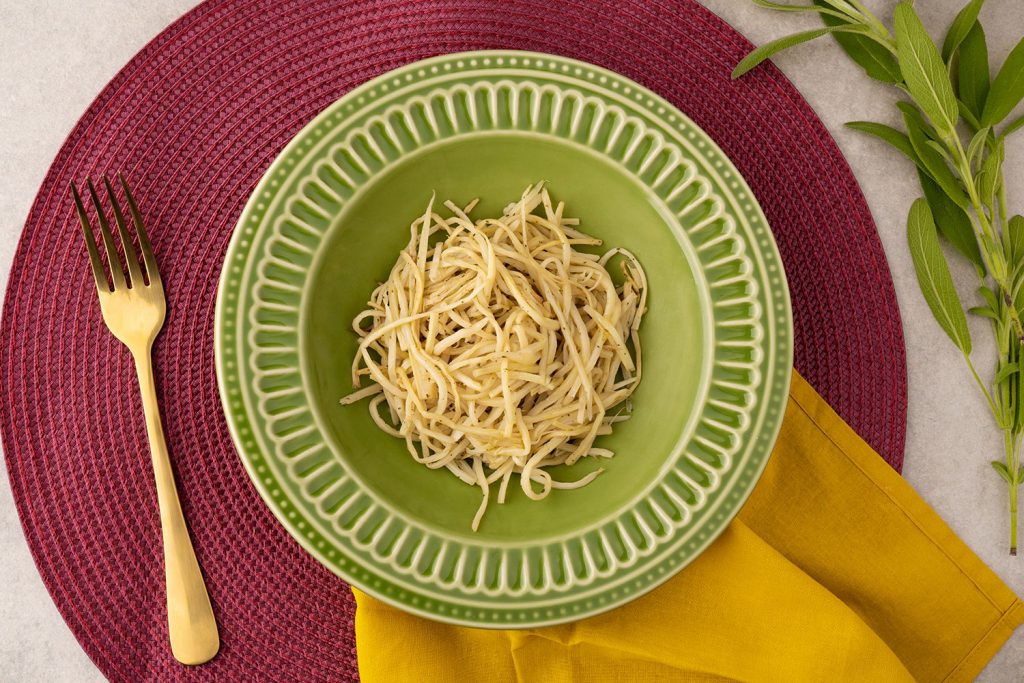 macarrão de legumes