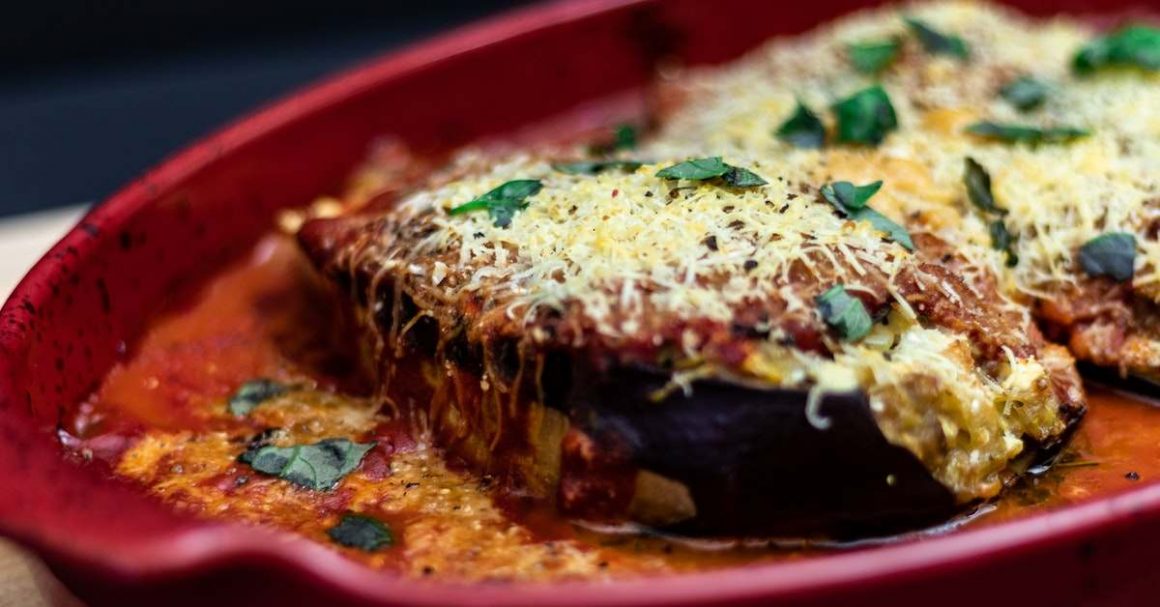 receitas com berinjela ao forno