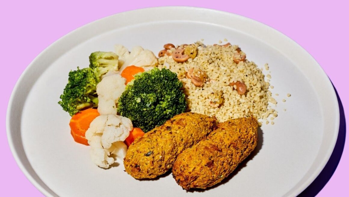 almoço vegano simples