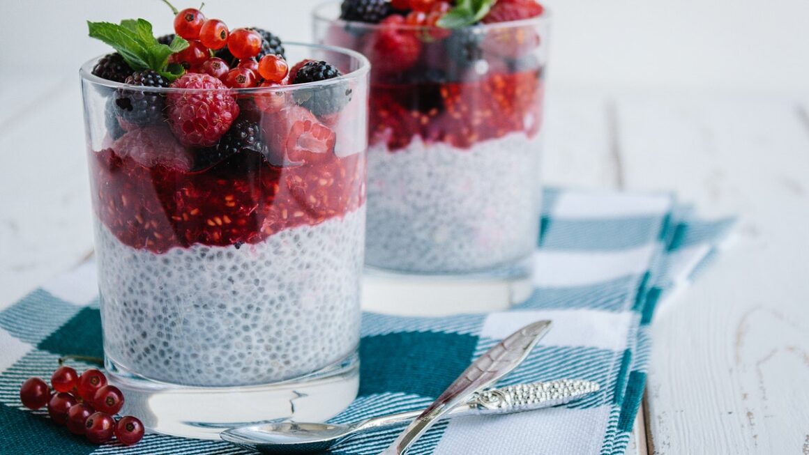 pudim de chia